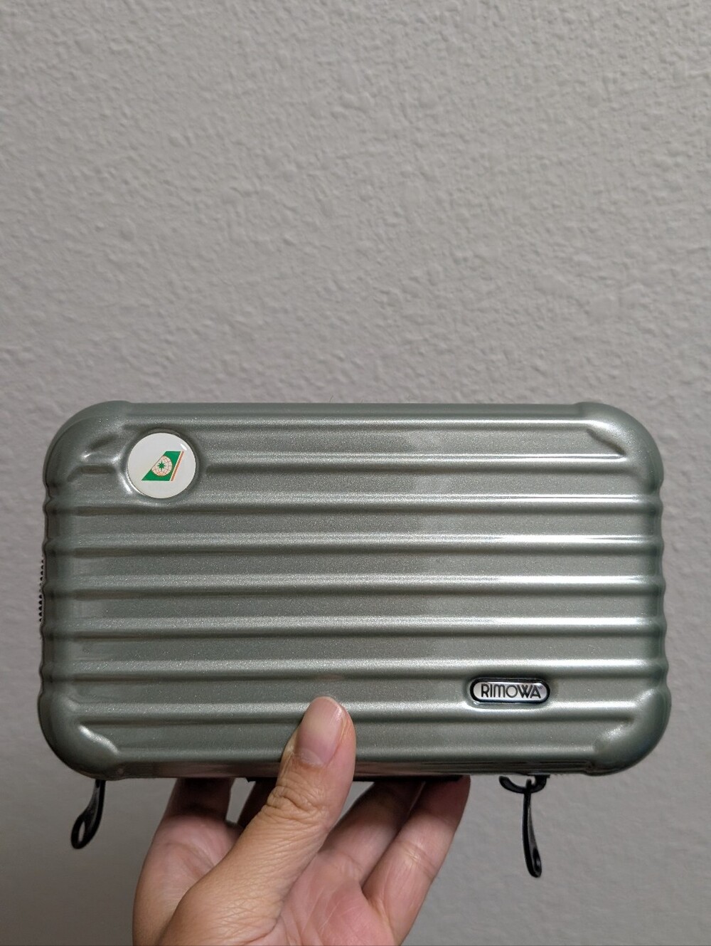 Rimowa × EVA Air First Class Amenity Hardcase Green Travel Toiletry Case